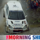 Petter Solberg crashes his Ford in Rally Argentina, 2000. Photo: Getty Images